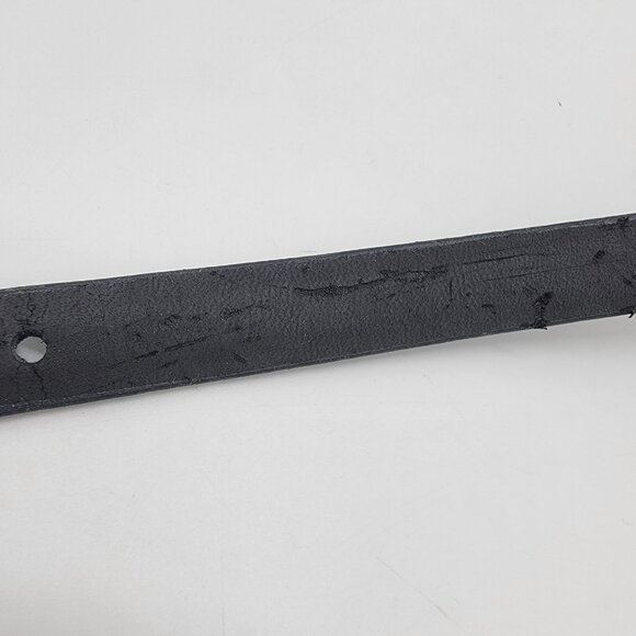 WORTHINGTON BELT BLACK GOLD TONE BUCKLE SZ M SKINNY BELT 34‎ NWT Vintage Classic - Picture 4 of 8